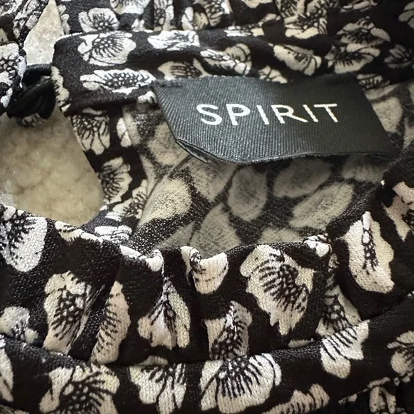 Spirit Black and white printed dress - Picture 3 of 9